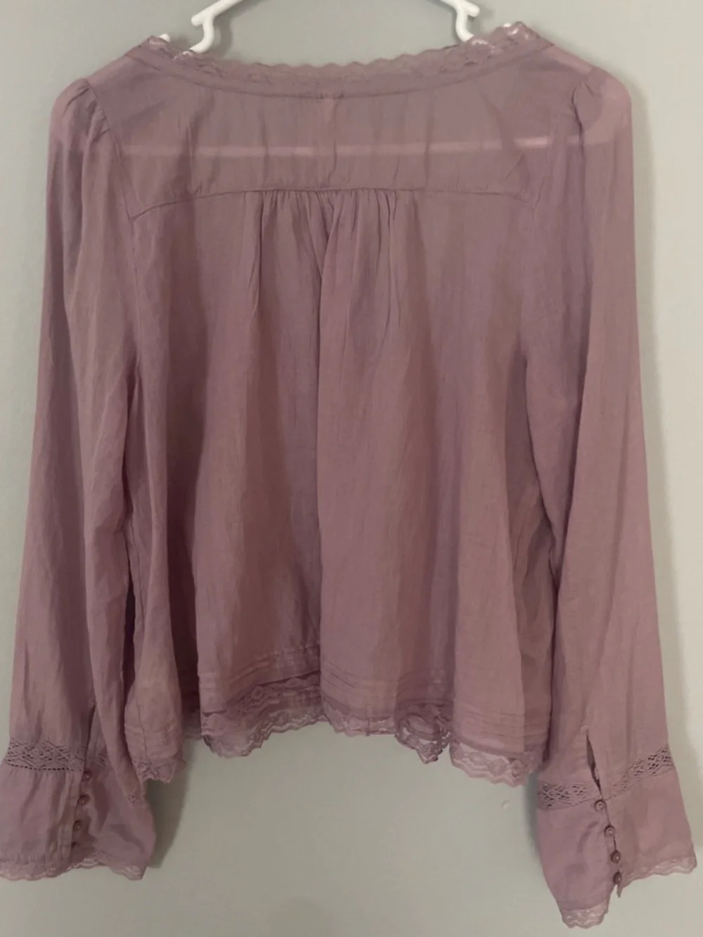 Free People Forevermore Long-Sleeve Top Purple